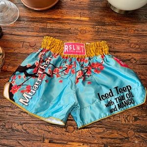 RSLNT brand Muay Thai shorts Adult Size Small